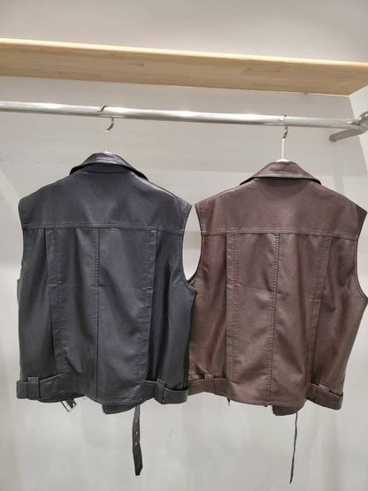 10A106 騎士領皮背心