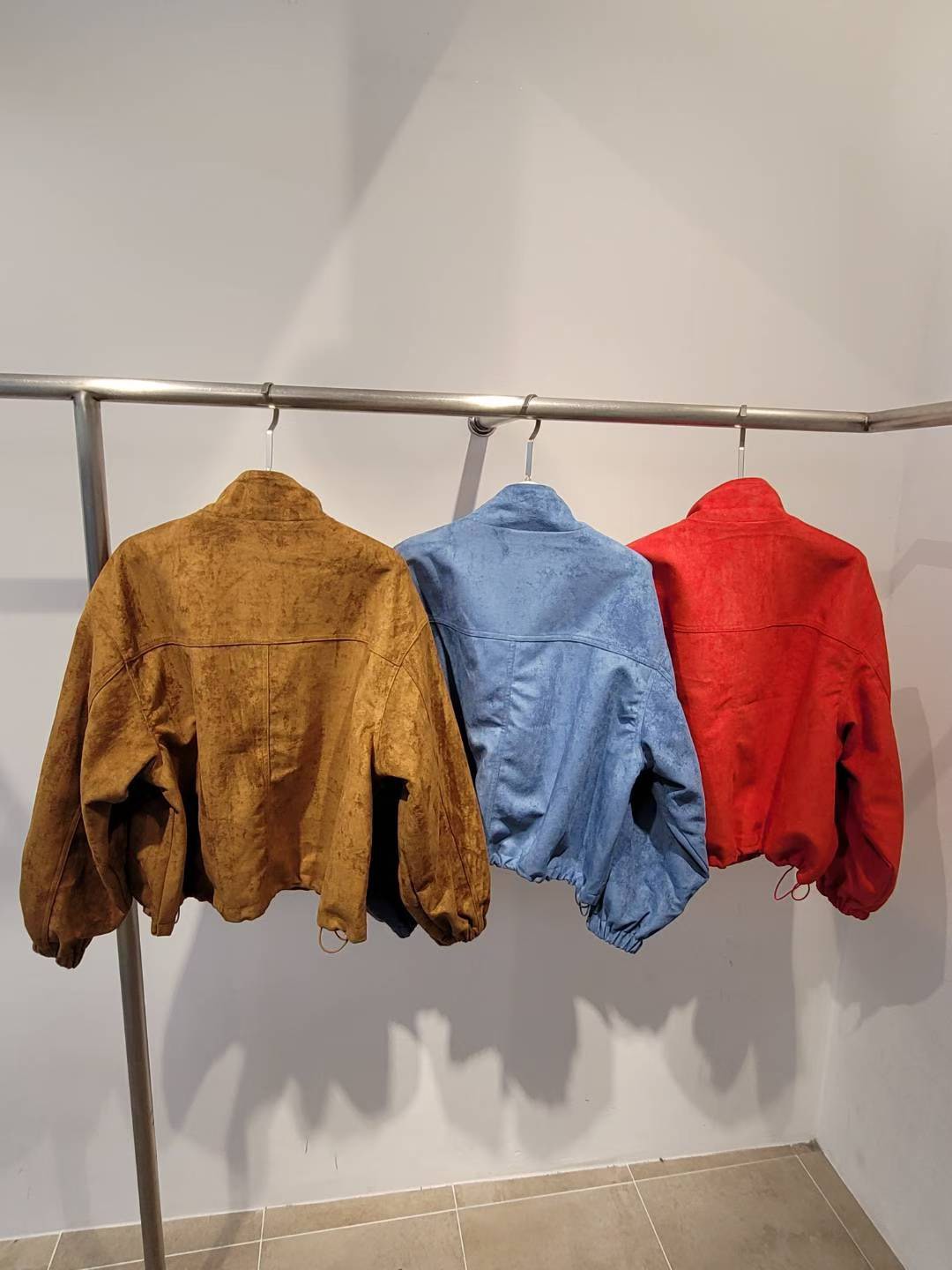 10A101 仿麂皮夾克