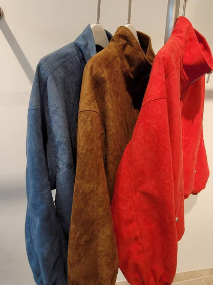 10A101 仿麂皮夾克