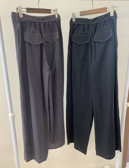 10A113 車白線長寬褲