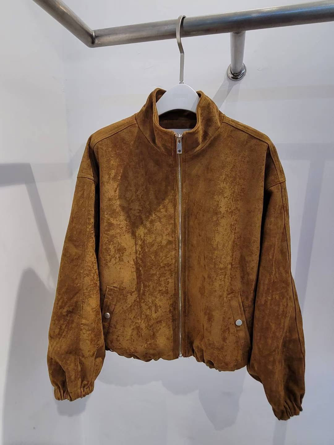 10A101 仿麂皮夾克