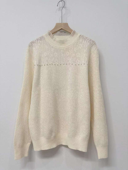 10D104 小立領珍珠蕾絲上衣