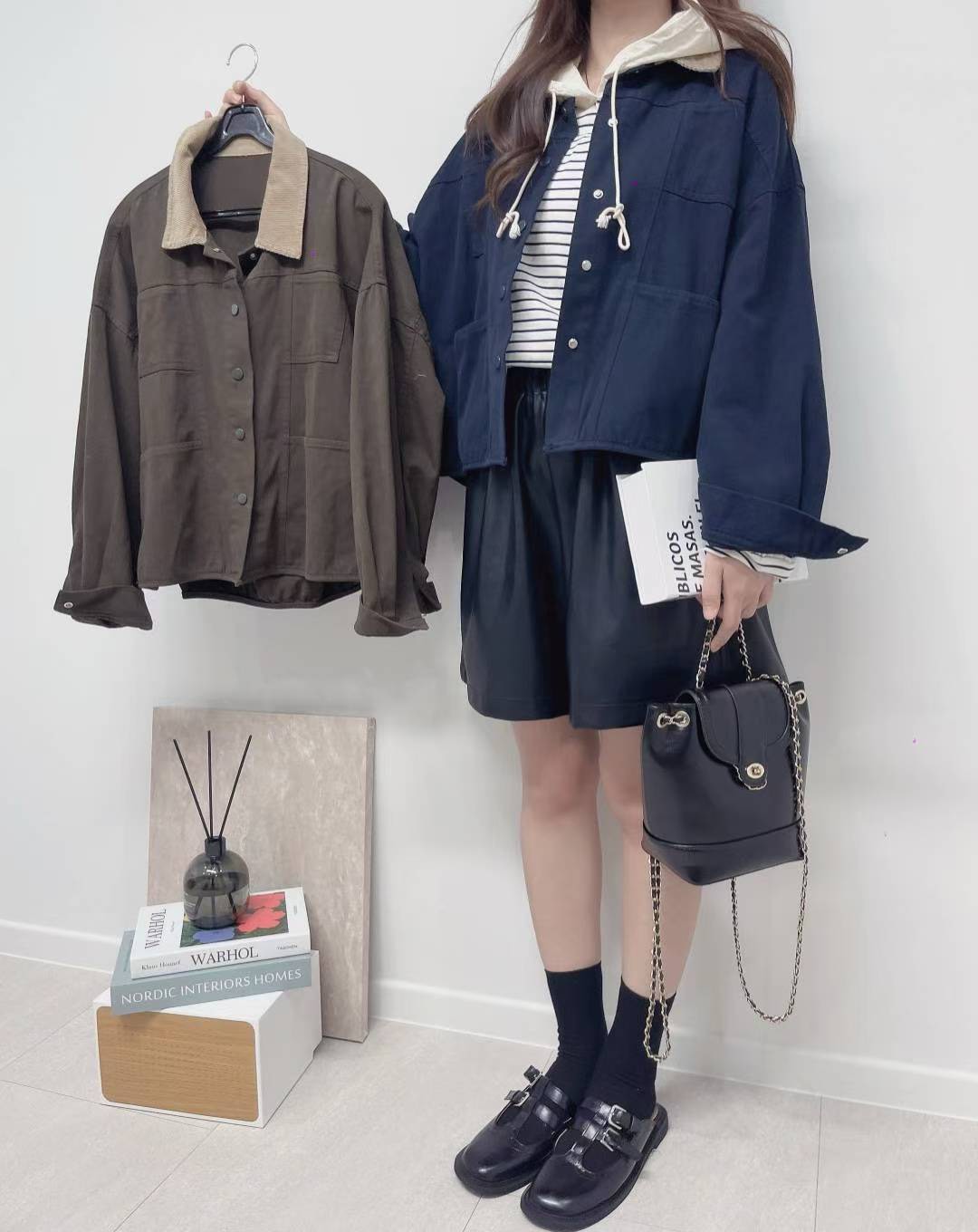 10D119 女孩感狩獵外套