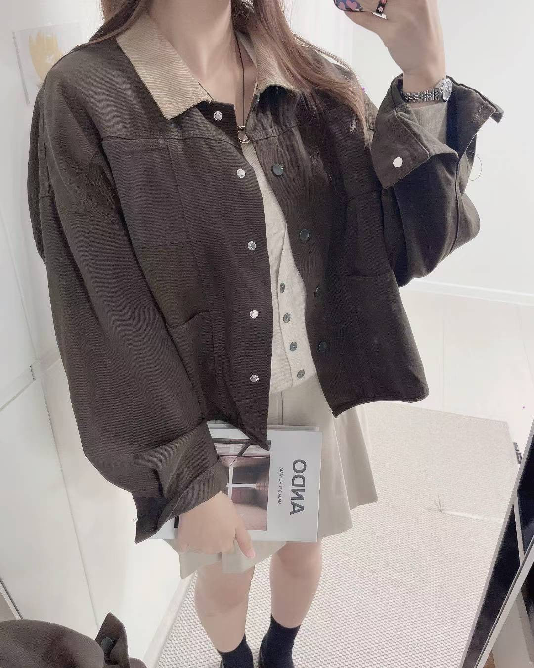 10D119 女孩感狩獵外套