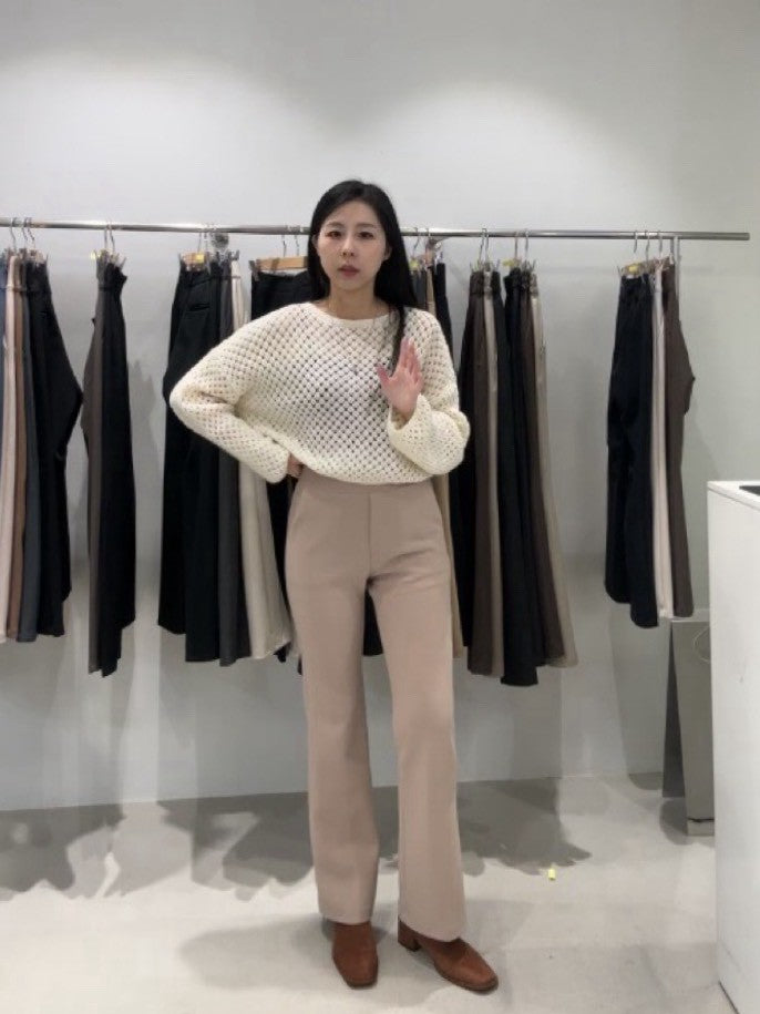 10D117 洞洞長袖針織衫