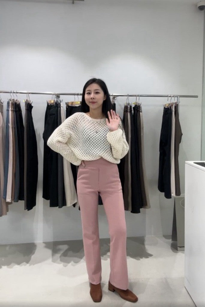 10D117 洞洞長袖針織衫