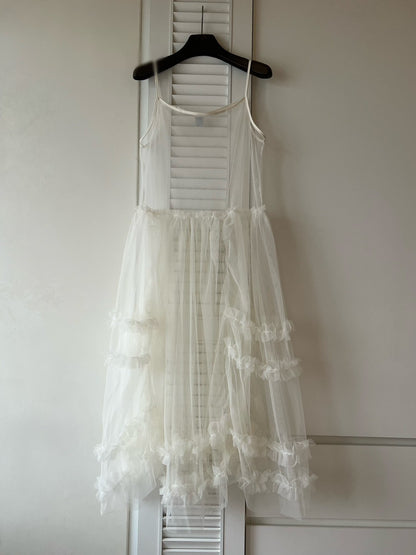 DS3513 細帶紗質長襯裙