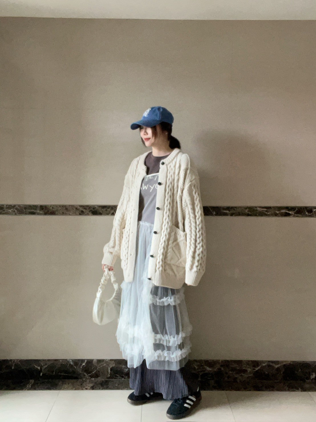 DS3513 細帶紗質長襯裙