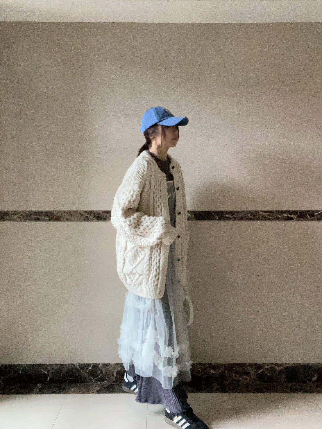 JK1878 立體織紋針織外套