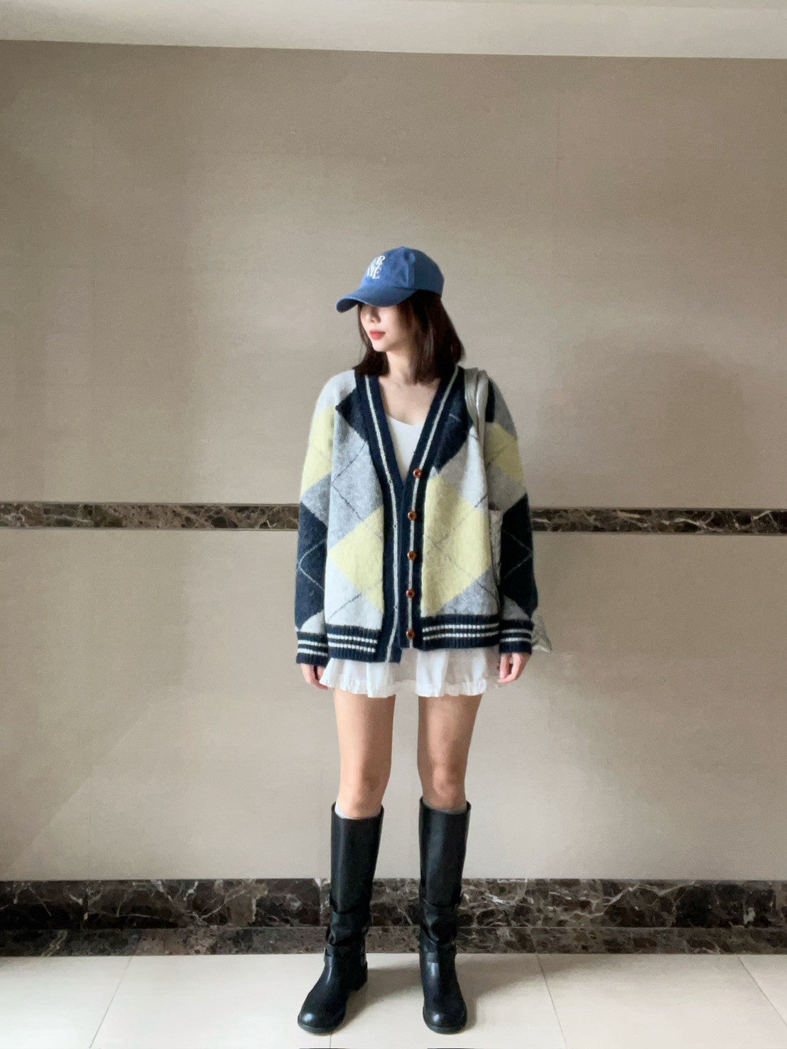 KS744 荷葉邊雪紡短褲裙