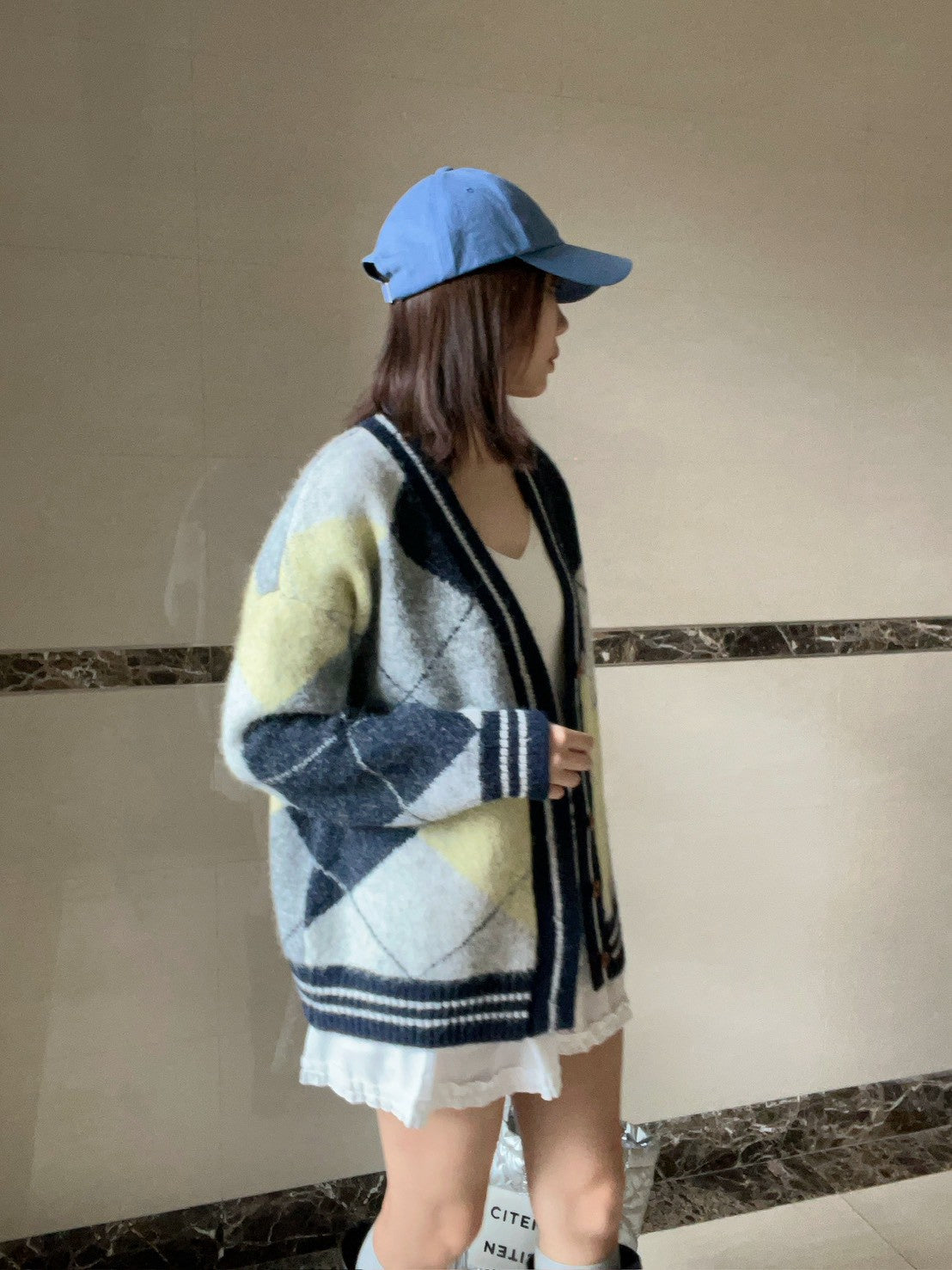 KS744 荷葉邊雪紡短褲裙