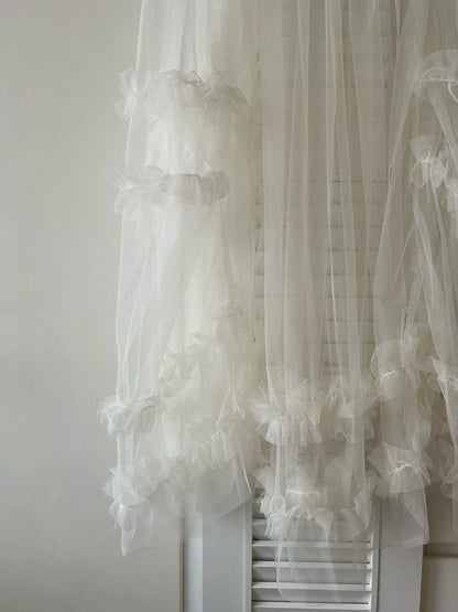 DS3513 細帶紗質長襯裙