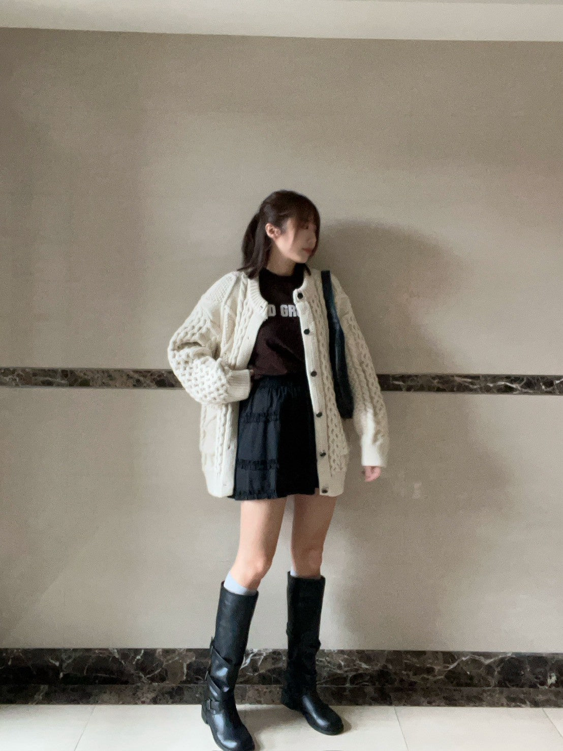 JK1878 立體織紋針織外套