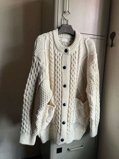 JK1878 立體織紋針織外套