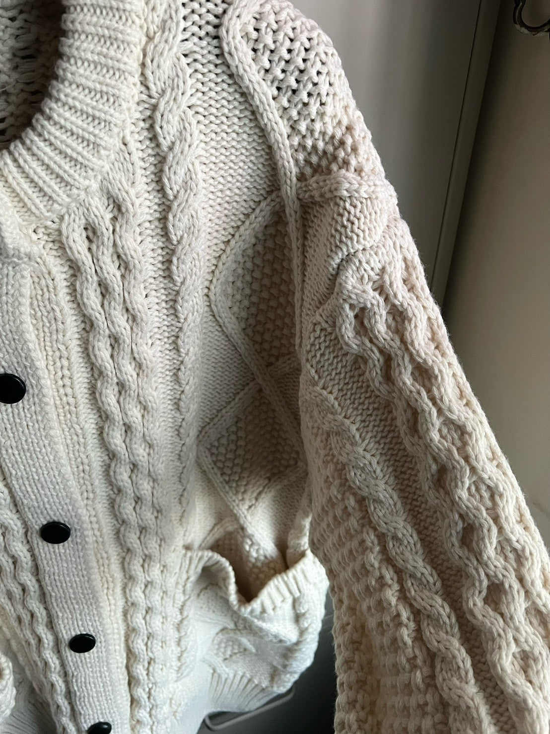 JK1878 立體織紋針織外套