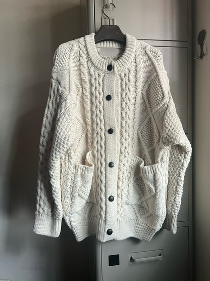 JK1878 立體織紋針織外套