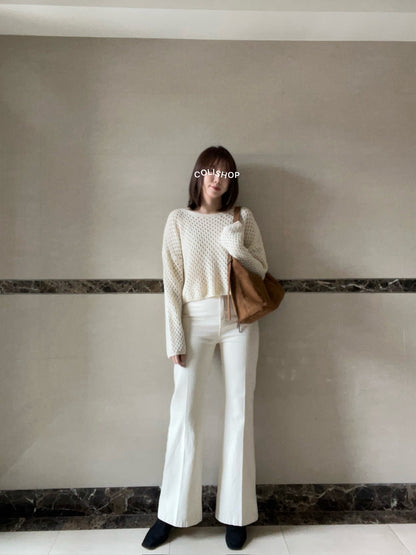 PL762 秋款喇叭靴型長褲