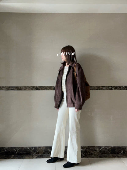 PL762 秋款喇叭靴型長褲