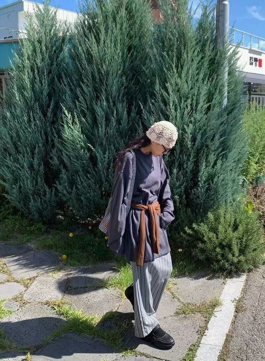 ST4523 圓領寬版素T