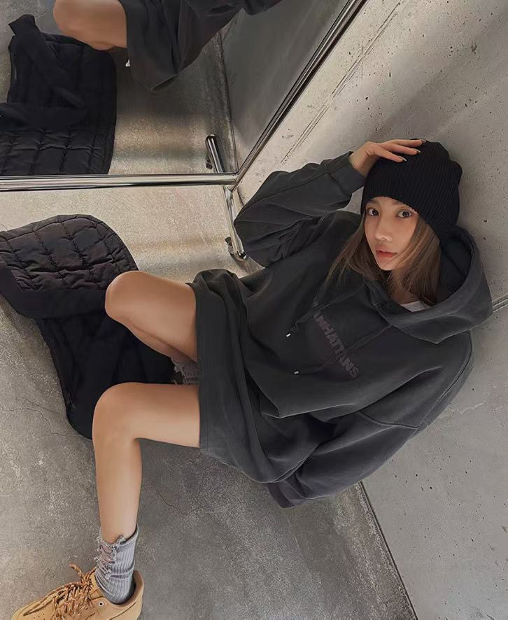 ST4525 曼哈頓長版連帽T