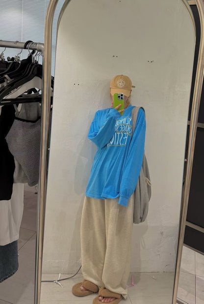 ST4524 黃框字母寬版水洗T