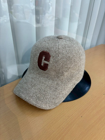 12C211 C字針織棒球帽