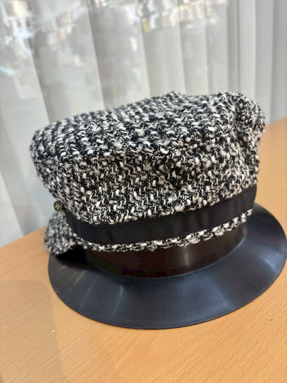 12C203 小香毛呢報童帽