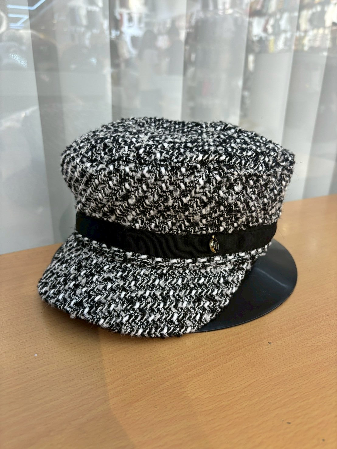 12C203 小香毛呢報童帽