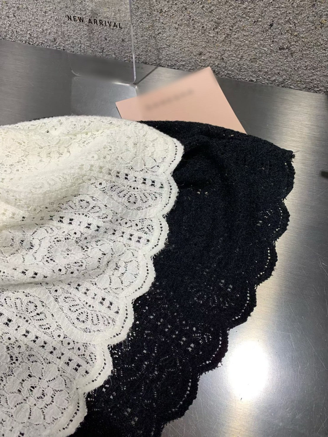 12C302 鬆緊腰蕾絲長裙