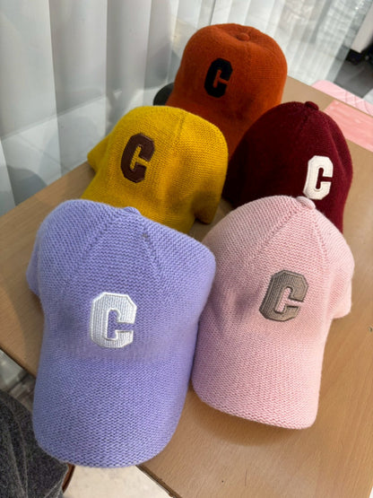 12C211 C字針織棒球帽