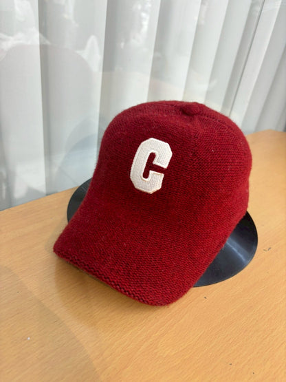 12C211 C字針織棒球帽
