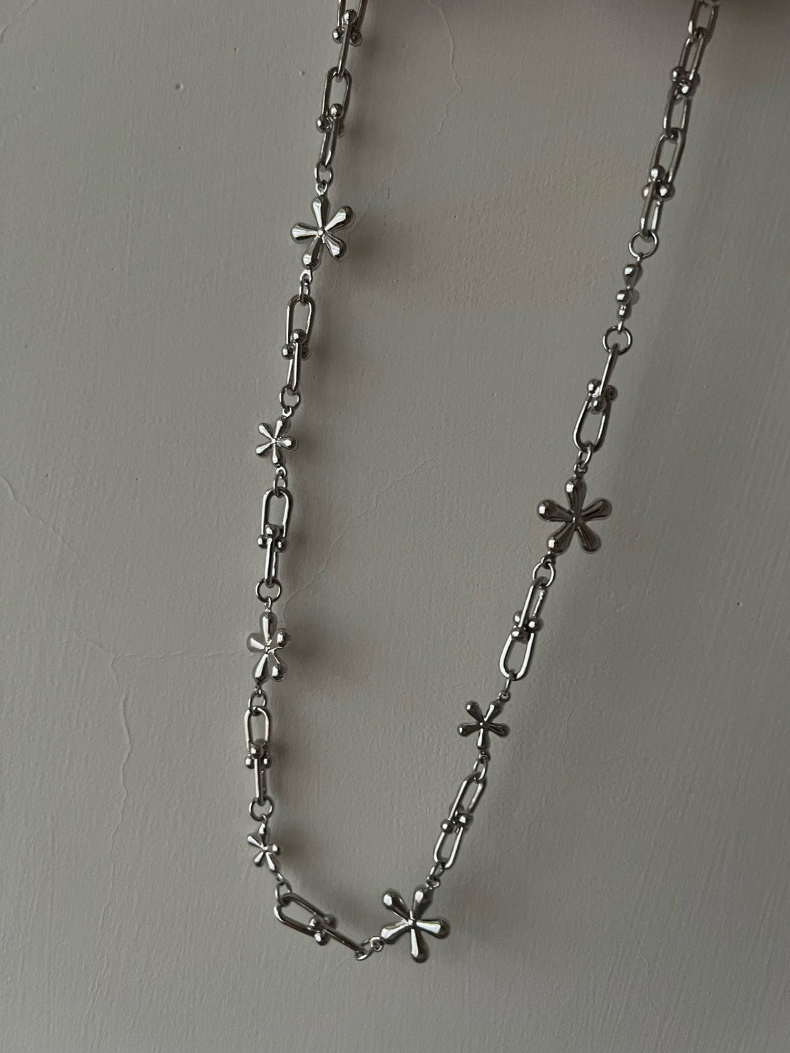 NC378 花朵中長款項鍊