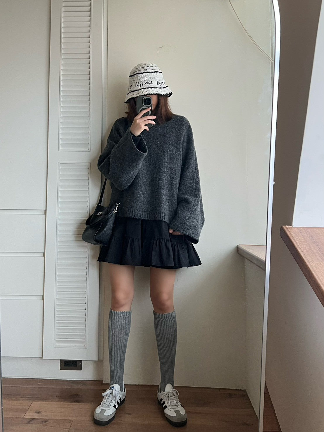 DS3512 下荷葉襯衫洋裝