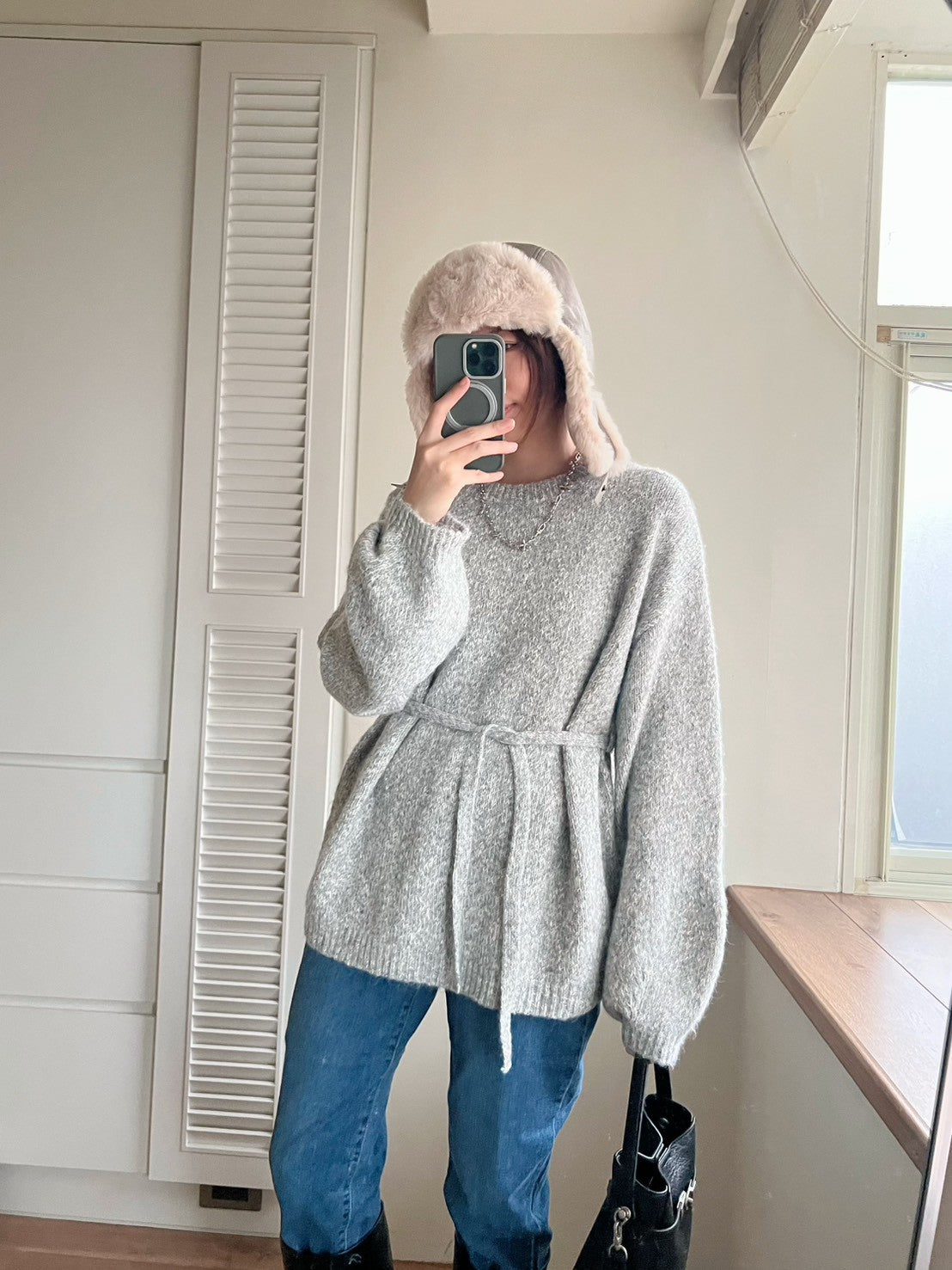 NC378 花朵中長款項鍊