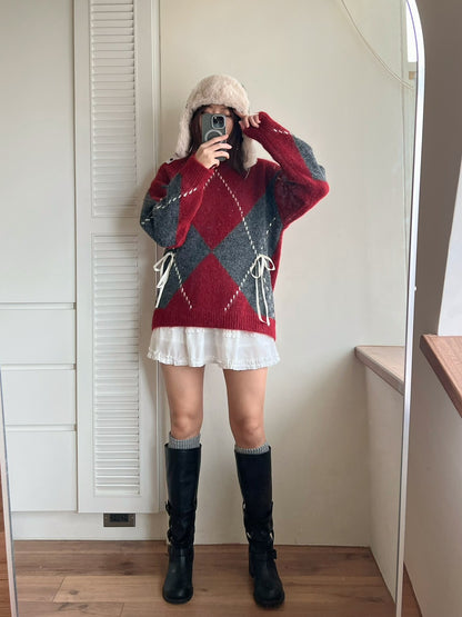 KS744 荷葉邊雪紡短褲裙