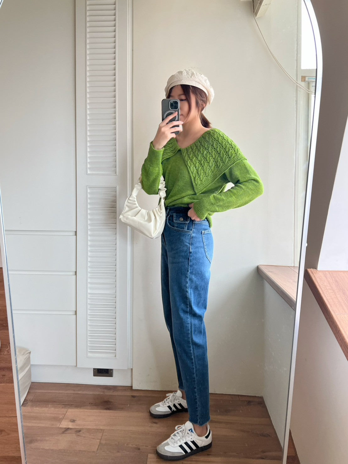 JL759 彈性直筒丹寧褲