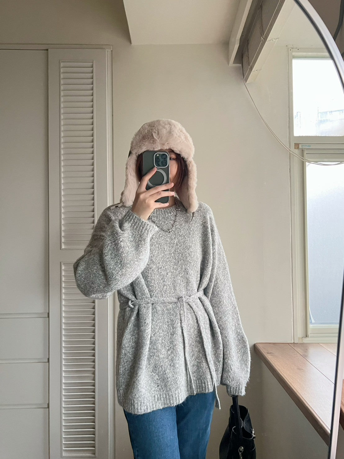 NC378 花朵中長款項鍊