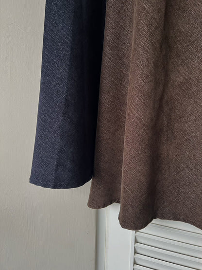 KL1046 絨面魚尾長裙