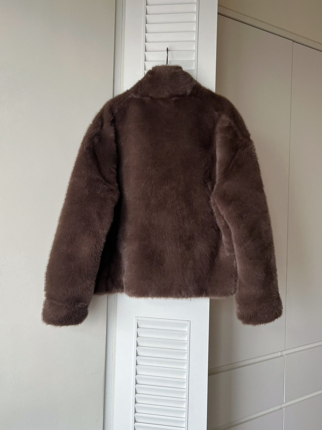 JK1879 翻領皮草外套