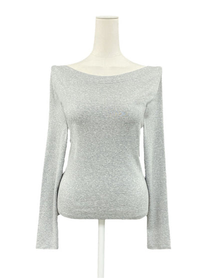 TS1769 大U領長袖棉T