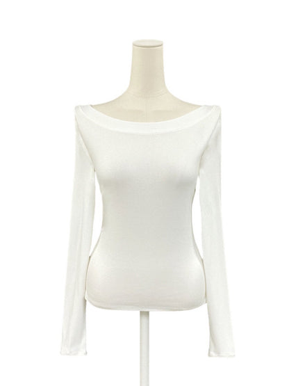 TS1769 大U領長袖棉T