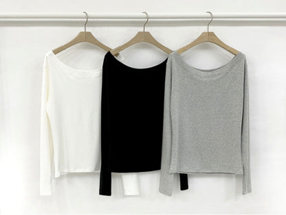 TS1769 大U領長袖棉T