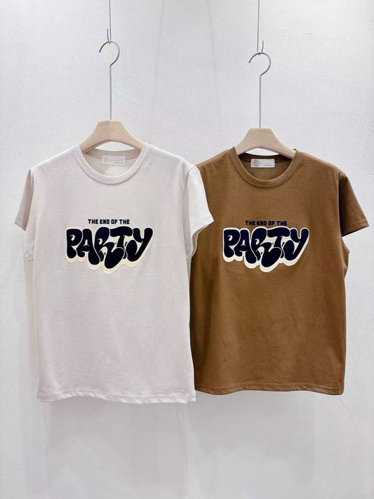 TS1022 PARTY合版棉短T