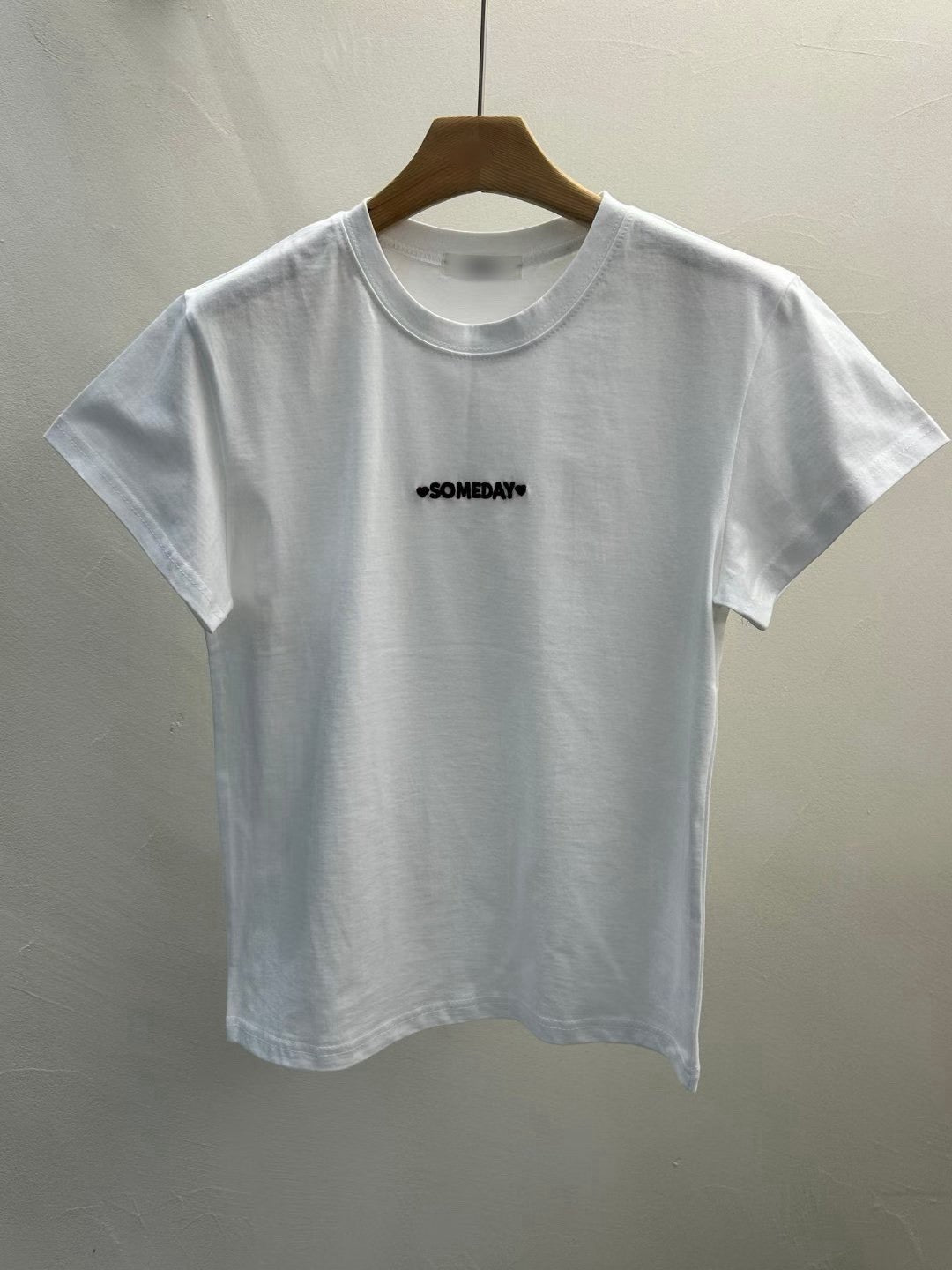 TS1018 someday合版棉短T
