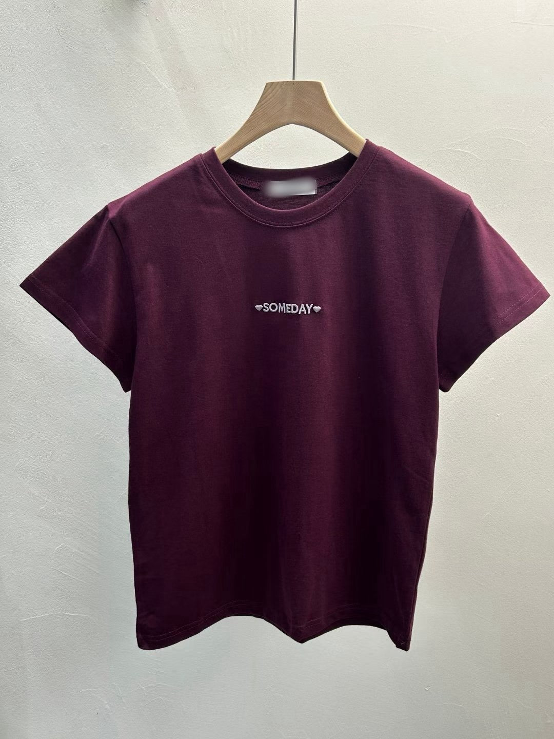 TS1018 someday合版棉短T