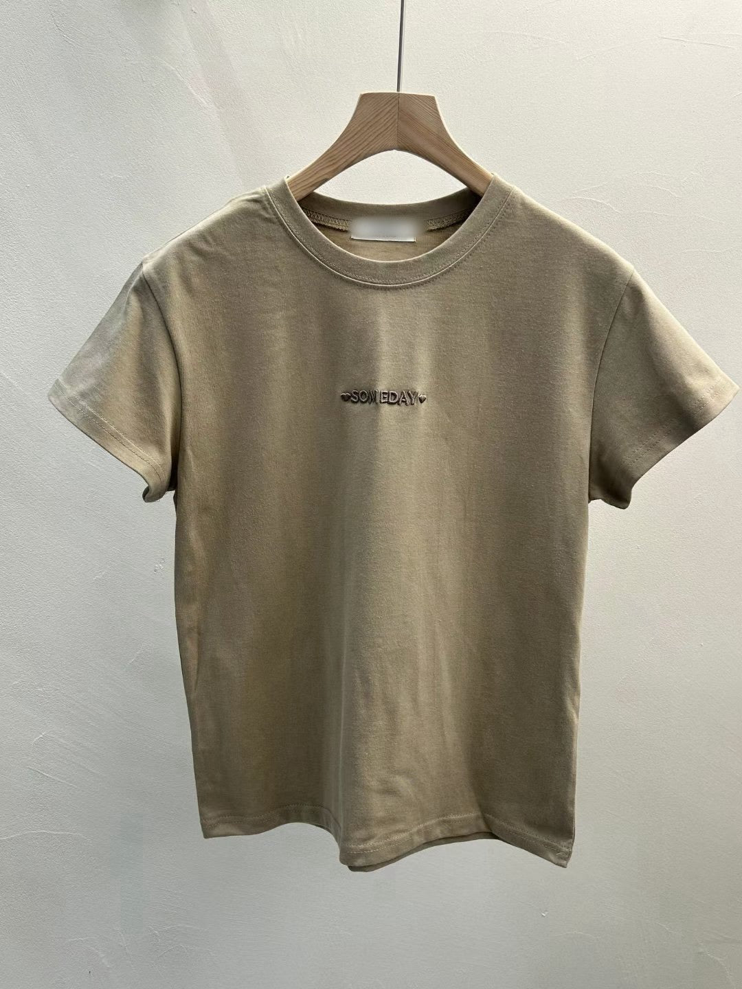 TS1018 someday合版棉短T