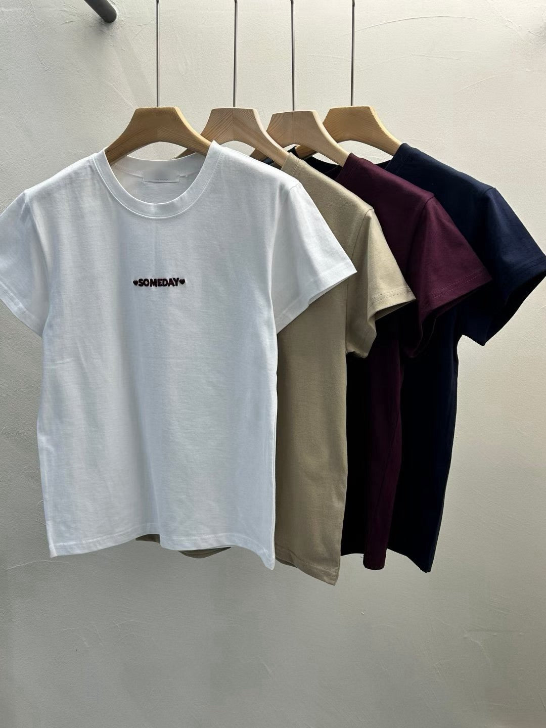 TS1018 someday合版棉短T