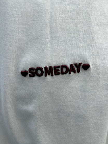 TS1018 someday合版棉短T