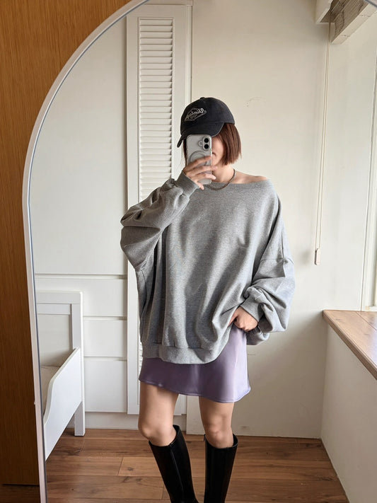 KS1001 內鬆緊腰緞面短裙