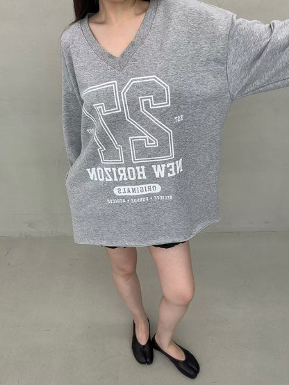 TS1001 27V領長版大學T